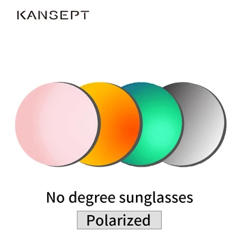 KANSEPT Žádný stupeň Polarizované sluneční Brýle objektivu, Růžová,Hnědá,Šedá,Zelená Barva Vysoce Kvalitní Objektiv