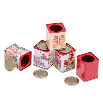 1:12 Domeček Pro Panenky Miniaturní Cookie Jar Candy Box Skladovací Nádrže Prasátko Doma Model, Dekor Hračky Panenka Dům Příslušenství