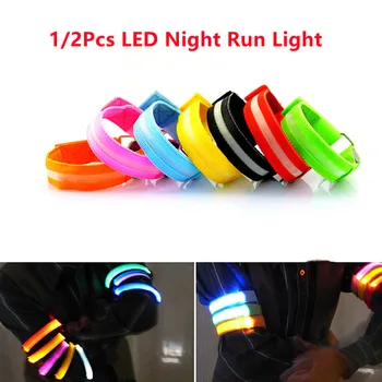 1/2ks Noční Pásku Světla LED, Běží USB Nabíjecí Ruku Pás Lampa Emitující Režimu Multi -scénář Náramek Cyklistika Světla