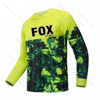 Pánské Cyklistické Oblečení Foxxamo Motokrosové Oblečení Motorce z Kopce Dresy Pro jízdu na Horském Kole Týmy Motokros MTB T Shirt