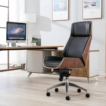 Moderní Minimalistický Masivního Dřeva Počítače, Kancelářské Židle, Počítač, Židle, Kancelářský Nábytek Herní Židle Barva Bloku Stůl, Židle, Lehátko