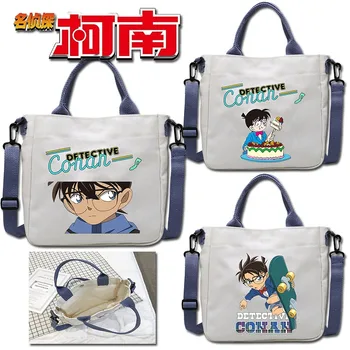Nový Detektiv Conan Plátěnou Tašku Anime Okolní Studenti Taška Přes Rameno Crossbody Tašky Odnímatelný Popruh Přes Rameno Kabelka Tote Bag
