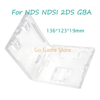 1ks Jasné, Transparentní PP Plast Karetní Hra Pouzdro Pro NDS NDSI 2DS GBA Úložný Box Ochranný Shell