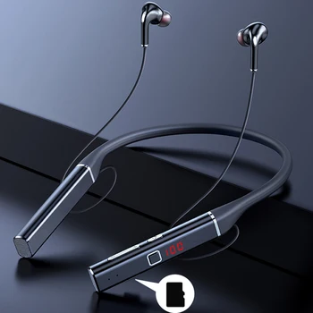 TWS 100 Hodin Bezdrátová Sluchátka Bluetooth-kompatibilní Magnetický pásek na Krk Sluchátka Vodotěsná Sluchátka Potlačení Hluku S720