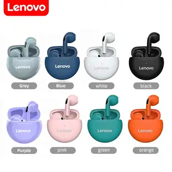 Originální Lenovo Vzduchu Pro 6 TWS Bezdrátová Bluetooth Sluchátka Mini Lusky Sluchátka Earpod Sluchátka Pro Xiaomi Android IPhone Sluchátka
