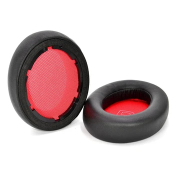 2 Páry Náhradních Ušních Polštář Pěnový Kryt Měkký Polštář Pro Anker Soundcore Život Q10 / Q10 Bluetooth Sluchátka (Červená)