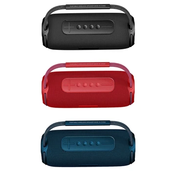 40W TWS Přenosný Bluetooth Reproduktor Subwoofer Sound Box Pro Kanceláře Venkovní Domácí Hráč Červený
