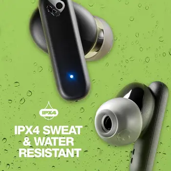 Skullcandy Smokin Buds IPX4 Pot Vodotěsné Bezdrátové Bluetooth Sluchátka 20 hodin Životnost Baterie Sluchátka Sluchátka Pro Dárek