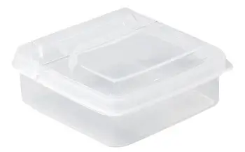 Dort Plátek Kontejnery, přenosné transparentní talíř na máslo s víkem multi účel refrigertor úložný box Na Dort, Krajíc, Tvarohový koláč