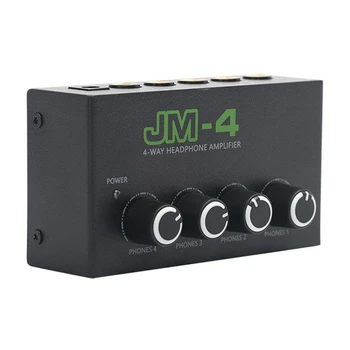 4-Způsob, Sluchátkový Zesilovač 4-Kanálový Real Stereo hi-fi Sluchátka AMP Audio USB Sluchátkový Zesilovač Odolný Snadná Instalace Snadné Použití
