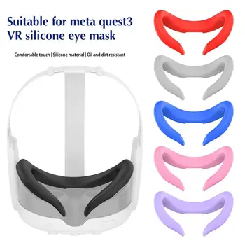 VR Náhradní Silikonové Ochranné Rohože Oka Pad Polštář Face Kryt Pro Meta Quest3 VR Příslušenství