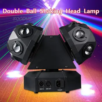 200W LED Laser RGBW Pohyblivé Hlavy Světlo LED Světlo DMX512 Fázi Světla Plně Barevný Paprsek Světla Disco Party Bar Dálkové Ovládání 100MW 