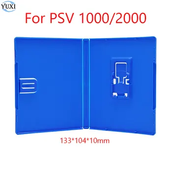 YuXi Pro PSV 1000 2000 Game Card Storage Case Box Modrý Držák zásobní vložky Shell Pro PSV1000 PSV2000 Úložný Box