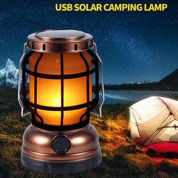 Nový Kůň Lampa LED Solární Camping Svítilny USB Dobíjecí Outdoor Camping Lampa Domácnosti Nouzové Přenosné Svítidlo