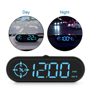 Heads Up Display G9 LED HUD překročení Rychlosti Alarm Mini S GPS, Kompas, Rychloměr, Auto Elektroniky, Příslušenství