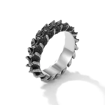 Drak Měřítku Prsten pro Muže S925 Mincovní Stříbro Prsten Vintage Design Prsten pro Muže