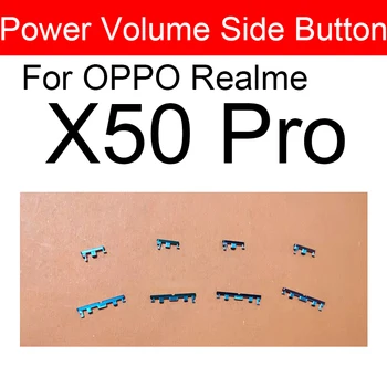 Výkon Objem Boční Tlačítko Flex Kabel Pro OPPO Realme X50 Pro zapnutí / Vypnutí A Hlasitost Nahoru / Dolů Straně Klíč, Náhradní Díly