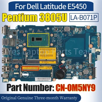 ZAL50 LA-B071P Pro Dell Latitude 3450 L3450 Notebooku základní Deska CN-0M5NY9 SR210 Pentium 3805U 100％ Testovány základní Desky Notebooku