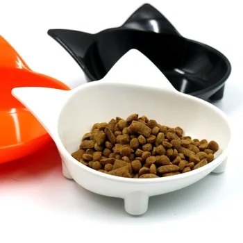 Nový přímý pet miska melamin protiskluzové roztomilý kočka typ barva melamin kočka miska cat potraviny povodí pet products