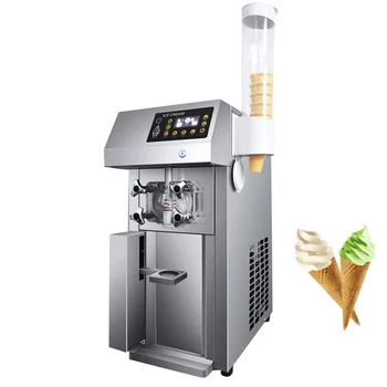 Měkké Sloužit Zmrzlinový Stroj, Komerční Automatické Jogurt Ice Cream Maker Electric Ice Cream Making Machine