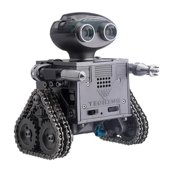 160pcs+diy kit, inteligentní hlasový robot, mechanické umění, kovová montáž, stroj ozdoby, vysoce kvalitní hračky, dárky