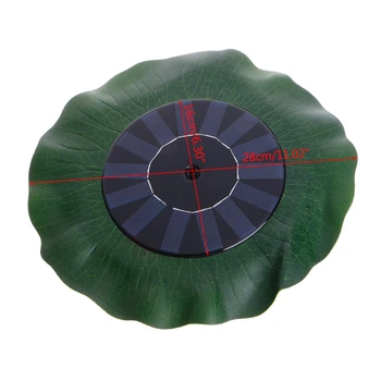 69HC Plovoucí Lotus Leaf Solární Vodní Fontány Pro Zahradní Jezírka, Dekorace