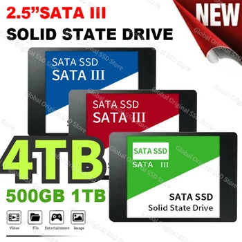 Vysokorychlostní SSD Sata 1TB 2TB Pevný Disk Disk Sata3 2.5 Palcový 4TB 8tb TLC 560MB/S Vnitřní Solid State Disky Pro Notebook A Desktop