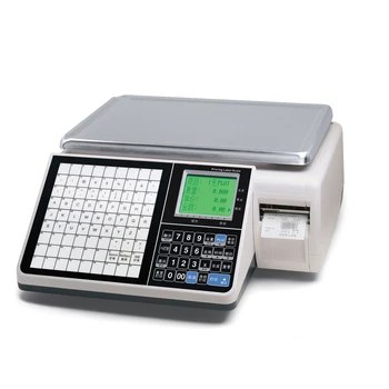 30KG Obchodní Cena Computing Maloobchodní Elektronické váhy s Tiskárnou Tisk Etiket Rozsahu HS-A02