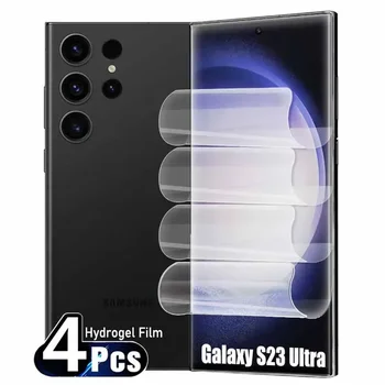 4KS Pro Samsung Galaxy S23 Ultra S20 S21 FE S8 S9 S10 Plus Hydrogel Film Screen Protector Pro Samsung Poznámka 20 10 Plus Ultra S22