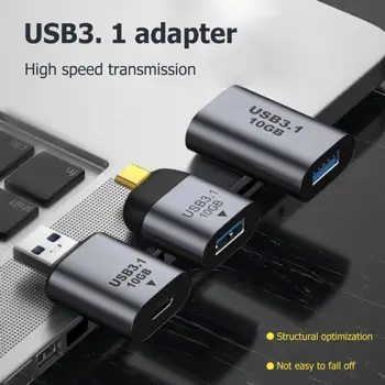 USB3.1 USB 3.1 a Typ C Adaptér Mini Samec Samice Převodník USB3.1 Gen 2 Nabíjecí Vysoká Rychlost Přenosu Dat 10 gbps Konektor