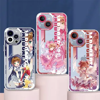Kreslený Card Captor Sakura AnimePhone Pouzdro pro Samsung Galaxy A13 A12 A21s A33 A42 A52 A23 A53 A22 A72 5G A32 A52s A73 Kryt