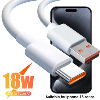 18W USB Typu C, Rychlé Nabíjení Kabel Pro iPhone 15 Plus Pro MAX iPad, Macbook USB C Rychlé Nabíjení Datový Kabel Nabíječka Drát