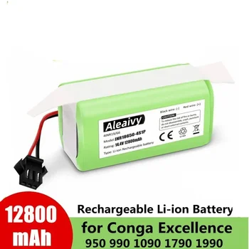 4S1P 14,4 V 12800mAh Li-ion Baterie pro Conga Excelence 990 1090 Ecovacs Deebot N79S N79 DN622 Eufy Robovac 11 11S 12 35C X500