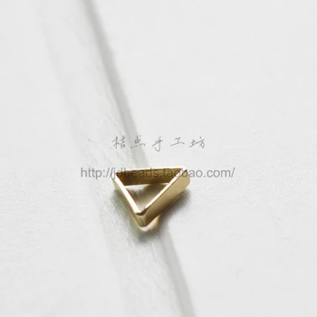 Pevné Mosazné Trojúhelník Rámu - Link 8x2.2mm (3010C)