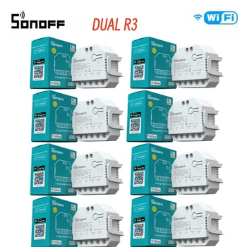 SONOFF DUALR3 R3 Dual Lite Smart Wi-fi Závěs Spínač Pro Elektrické Motorizované rolety Ovládat Práci S Alexa Google Domov