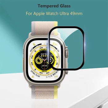 Pro Apple Watch Ultra 49mm Chytré hodinky Plné Pokrytí Tvrzeného Skla iwatch série Screen Protector Explosion-proof ochranný Film