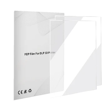 2 Pack RVP Vydání Filmu 200 140mm SLA/LCD FEP Fólie List Pryskyřice pro 3D Tiskárny, Tloušťka 0,1 mm