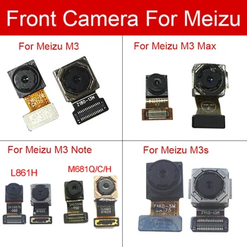 Přední a Zadní Hlavní Fotoaparát Pro Meizu m3 m3s Max poznámka L861H M681Q M681C M681H Zpět Velký Samll Kamera Flex Kabel Náhradní