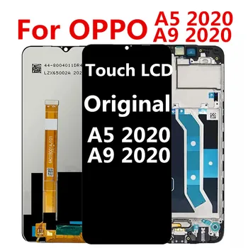 Původní Pro OPPO A9 2020 LCD Dotykový Displej Pro OPPO A9 A5 2020 Displej A5 2020 Digitizéru Díly