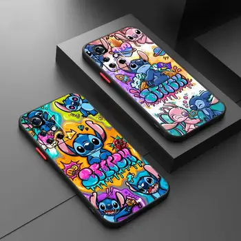 Lilo Stitch Disney Anime Roztomilé Pro Redmi Note 12 12S 12T 11 11T 11E 10 10 9 9 T 8 7 Pro Plus 5G Matné Průsvitné Pouzdro na Telefon
