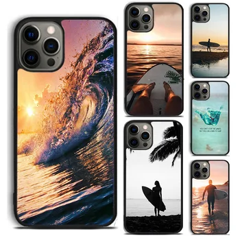 Letní pláž surf surfování telefon Pouzdro Pro iPhone 15 14 6 7 8 Plus X XR XS SE2020 Apple 11 12 13 mini Pro Max coque