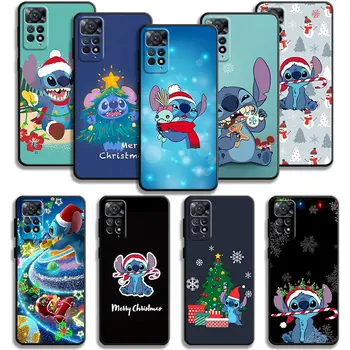 Disney Stitch Veselé Vánoční Strom Pouzdro Pro Xiaomi Redmi Poznámka 11 13 12 11T 11S 11 10 8 Pro 9 9S 8T pro Redmi 10 8 9A, 9C, 10C K40