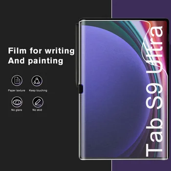 Pro Samsung Galaxy Tab S9 Ultra S9+ Napsat Kreslení Matný Screen Protector SamsungS9 Plus S9Ultra S 9 2023 Měkké PET Fólie, Ne Sklo