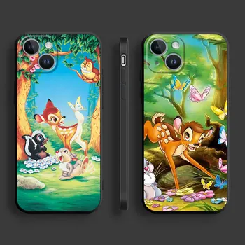 Disney Bambi Jelen Pouzdro pro Apple iPhone XR XS X SE 12 Pro Max 7 8 13 Mini 11 Pro 15 Plus 14 13pro 15 měkká Měkká Zadní Kryt