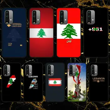 Libanon Vlajka pas Telefon Pouzdro Pro Xiaomi9 10 11PRO LITE Redmi NOTE7 8 9 10A PRO K40 Poco3 Shell