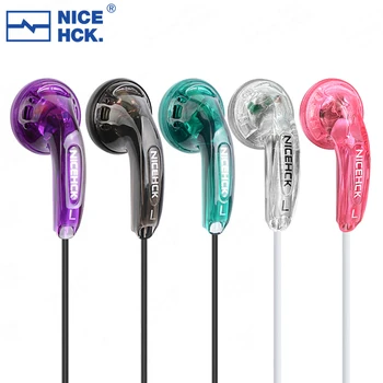 NiceHCK Traceless 3.5 mm Typ-C, hi-fi Drátové Sluchátko 15,4 mm Dynamický Mikrofon Sluchátka Stereofonní Hudební Headset Vido MX500 PK1 IEM