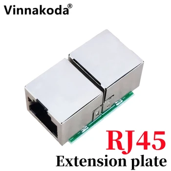 RJ45, horizontální základna rozšiřující desky Crystal hlavu Přes hlavu adaptér RJ45 síťový port base extension board