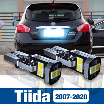 2ks spz LED Světlo Lampy Příslušenství, Canbus Pro Nissan Tiida C11 C12 C13 2007-2020 2012 2013 2014 2015 2016 2017 2018